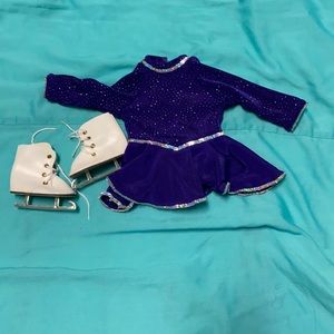 Ice Skating doll outfit